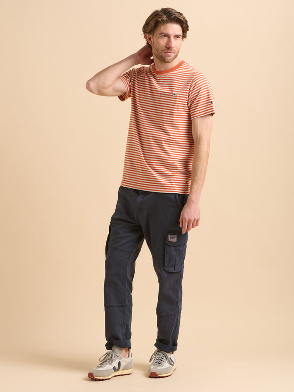 brakeburn Navy Cargo Trousers