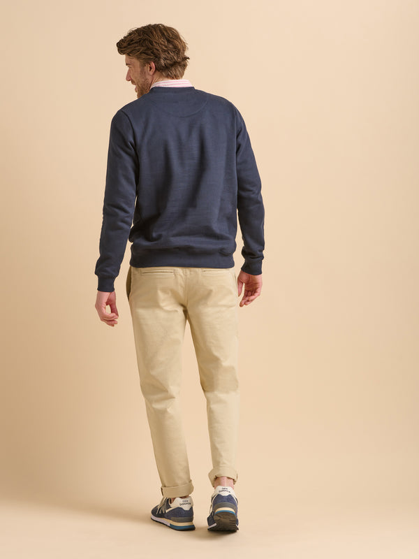 Brakeburn Navy Custom Crew Neck Sweat
