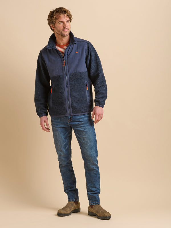 brakeburn Navy Fleece Jacket