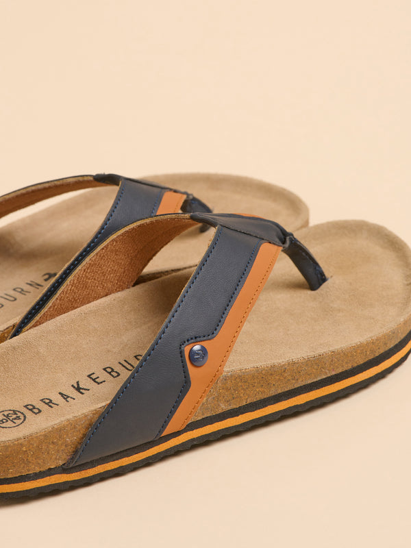 Brakeburn Navy Flip Flop