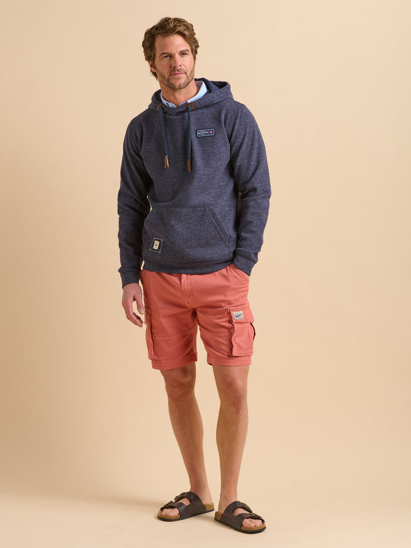 Brakeburn Navy Marl Hoodie