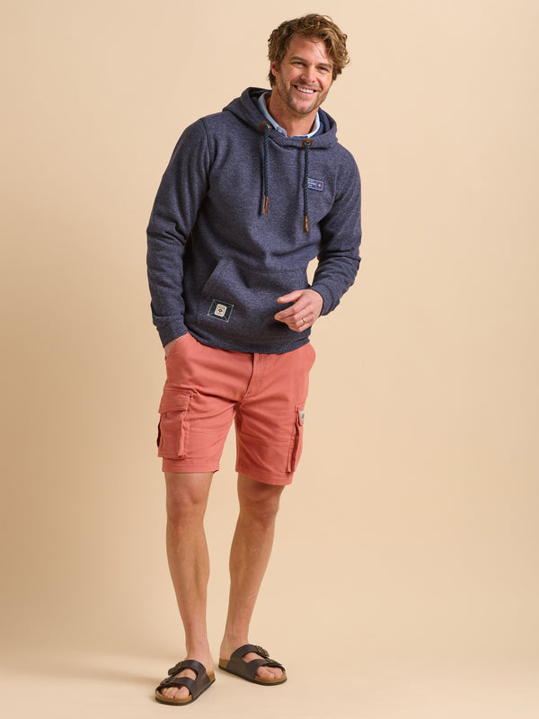 Brakeburn Navy Marl Hoodie