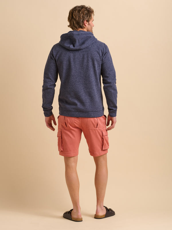 Brakeburn Navy Marl Hoodie