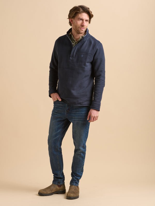 Brakeburn Navy Quarter Zip