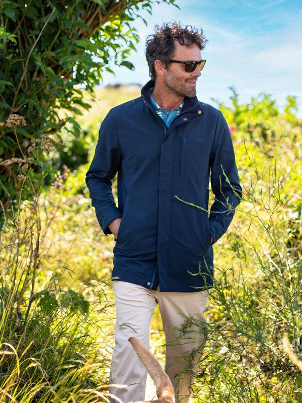 brakeburn Navy Trench Coat