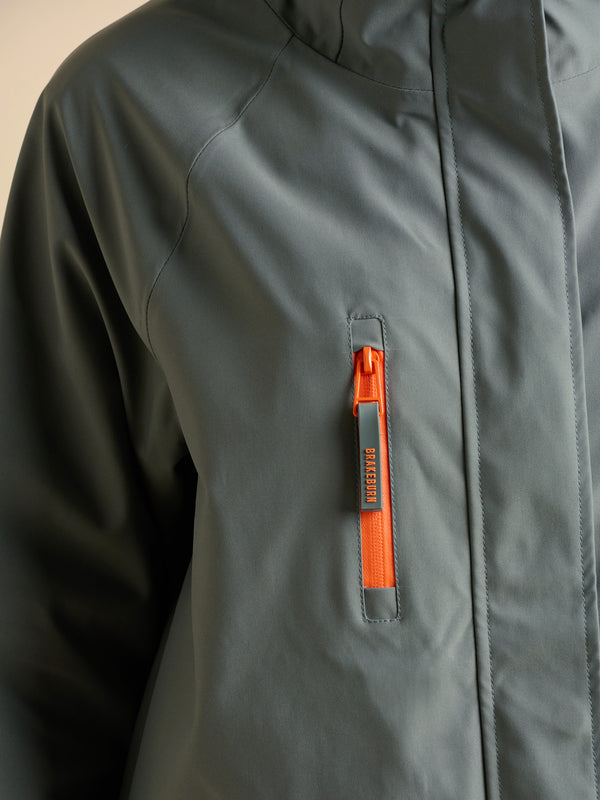 Brakeburn Orange Pop Waterproof Coat