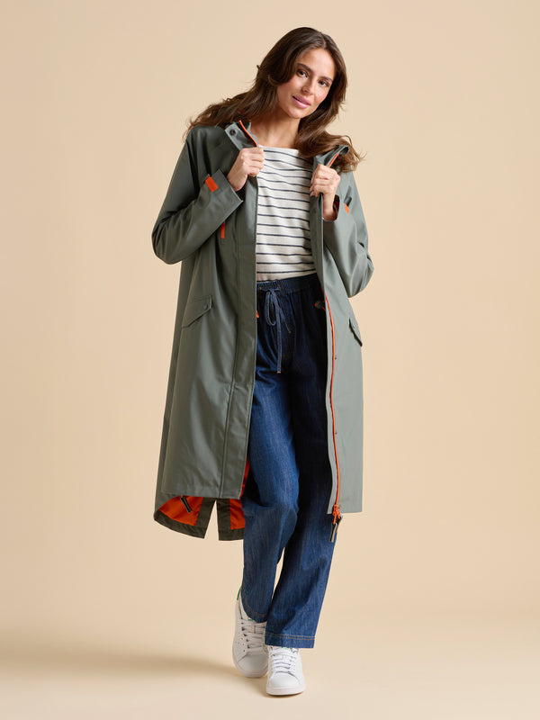 brakeburn Orange Pop Waterproof Coat