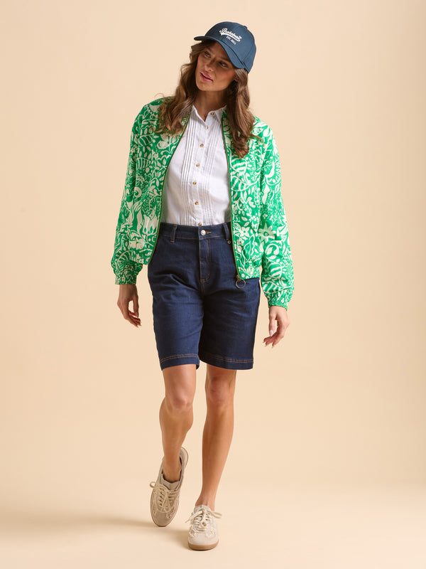 Brakeburn Pin Tuck Bomber Jacket