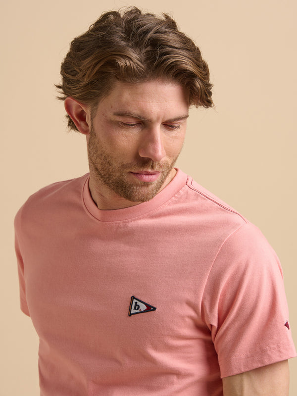 Brakeburn Pink Flag Tee