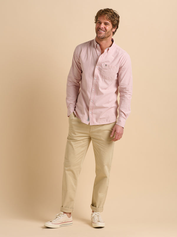 Brakeburn Pink Stripe Shirt