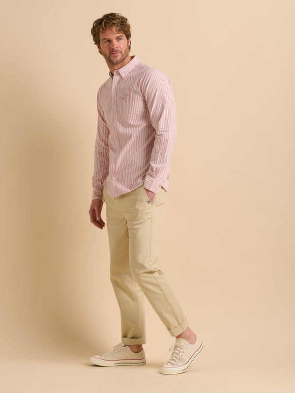 Brakeburn Pink Stripe Shirt