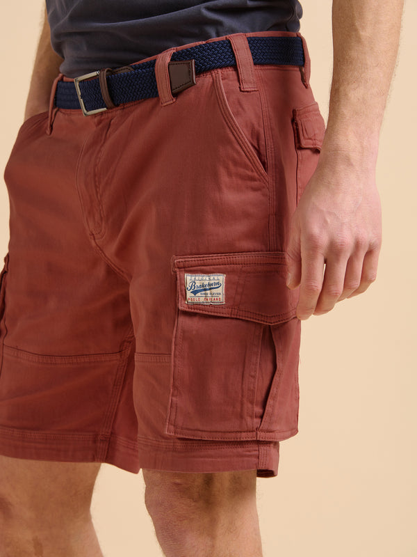 Brakeburn Red Cargo Short