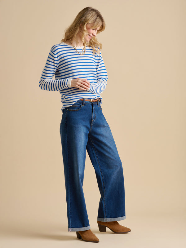 Brakeburn Scallop Neck Knitted Jumper