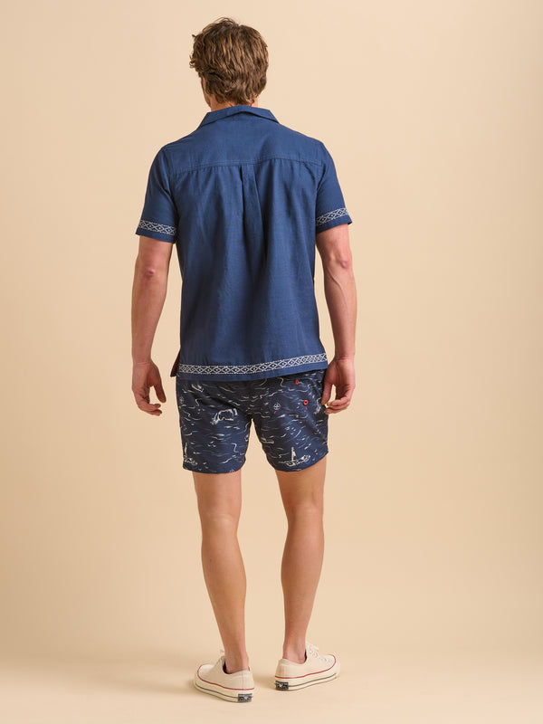 Brakeburn Seascape Swimshort