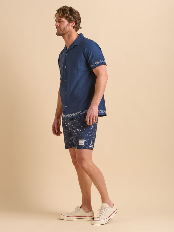 Brakeburn Seascape Swimshort