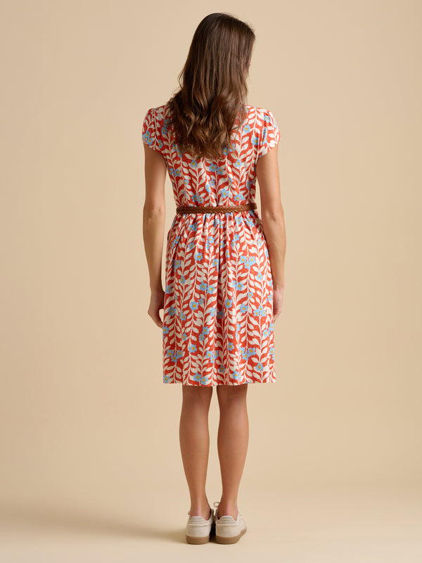 Brakeburn Spring Vine Knee Length Dress