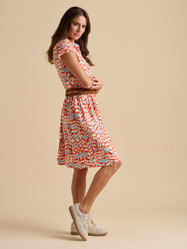 Brakeburn Spring Vine Knee Length Dress