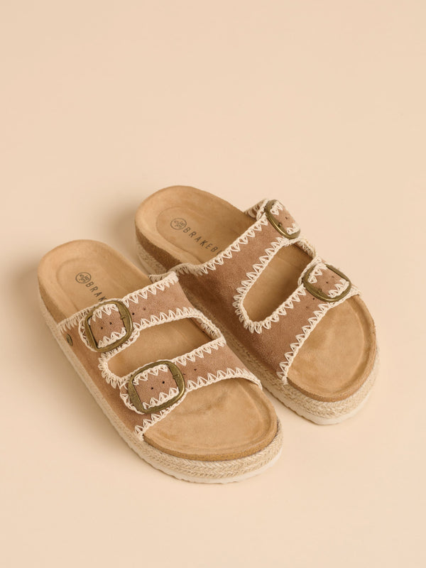 Brakeburn Stitched Platform Sandal