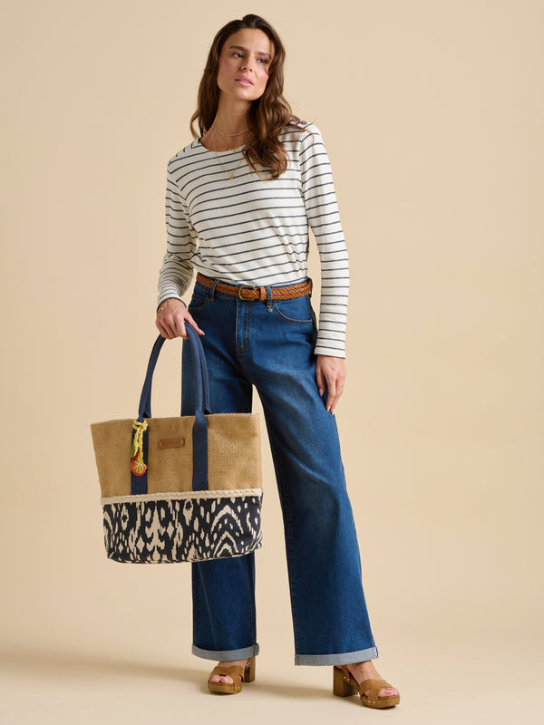 Brakeburn Stripe Bella Crew Neck Sweat