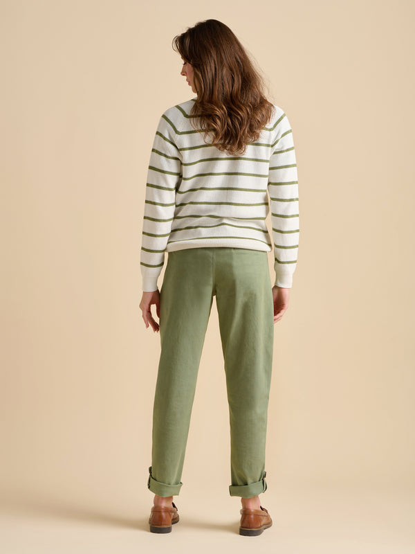 Brakeburn Stripe Crew Neck Knitted Jumper