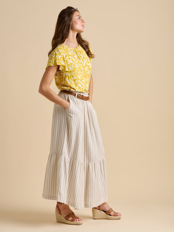 Brakeburn Stripe Paper Bag Skirt