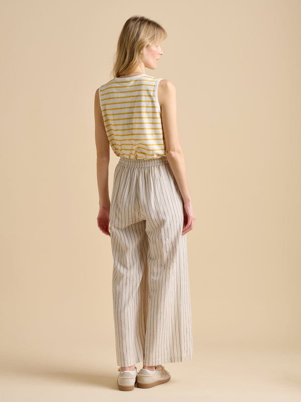 Brakeburn Stripe Wide Leg Trouser