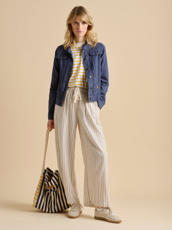 Brakeburn Stripe Wide Leg Trouser
