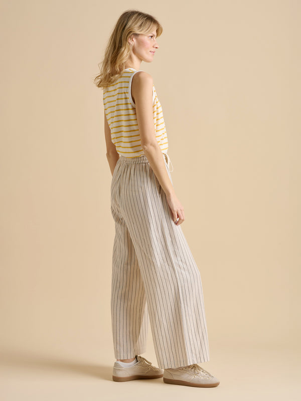Brakeburn Stripe Wide Leg Trouser