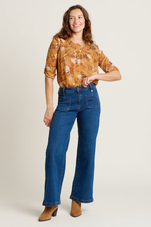 brakeburn Wide Straight Leg Jeans