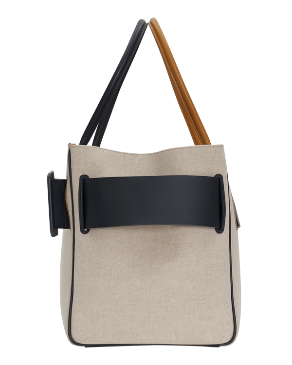 Boyy Bobby Weekend Soft Canvas Color Block Natural Peanut Butter Marine