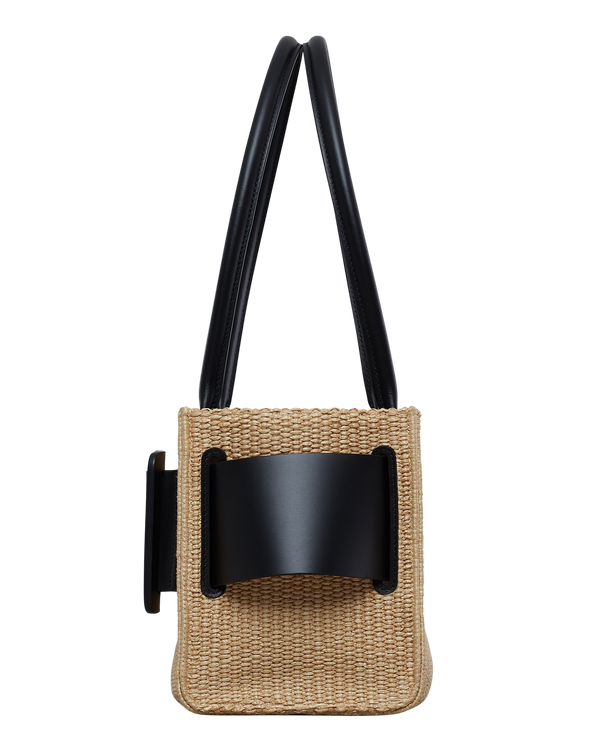 Boyy Bobby 23 Soft Raffia Black/Natural