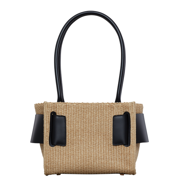 Boyy Bobby 23 Soft Raffia Black/Natural