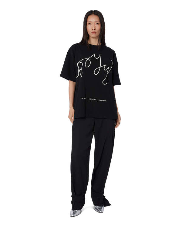 Boyy BOYY Poster T-Shirt Black/Ivory