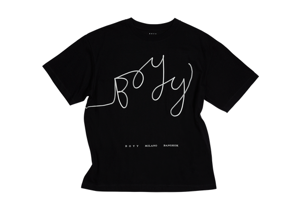 boyy BOYY Poster T-Shirt Black/Ivory