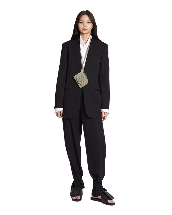 Boyy Buckle Card Holder Tortora