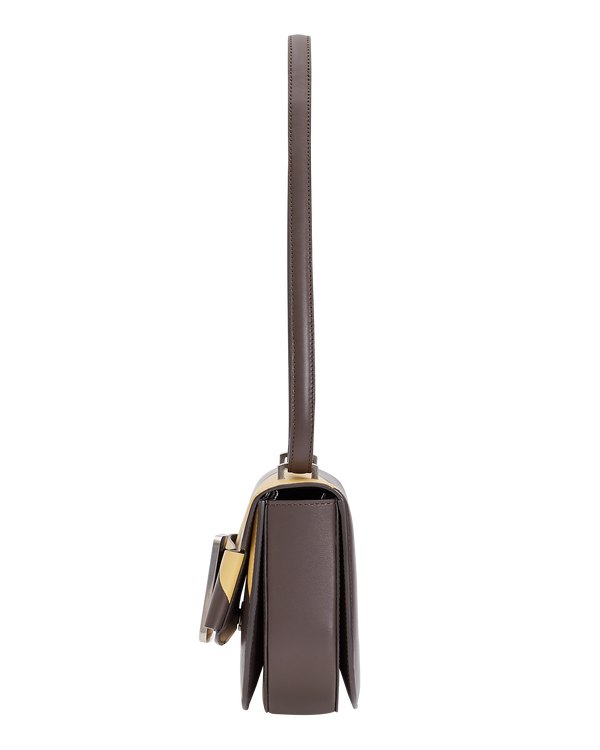 Boyy Buckle Saddle Twill Stripe Falcon/Polenta