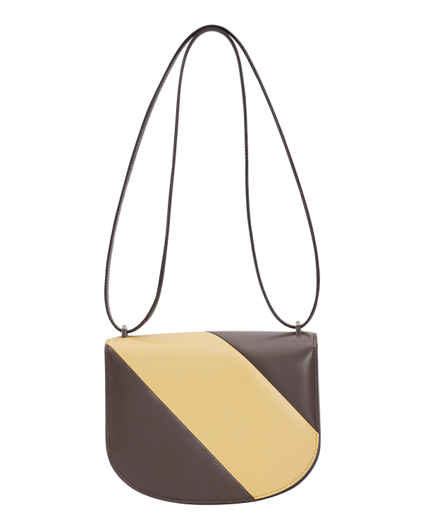 Boyy Buckle Saddle Twill Stripe Falcon/Polenta