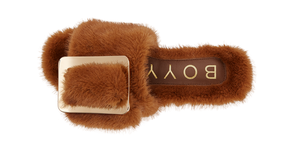 Boyy Buckle Sandal Minky Brown