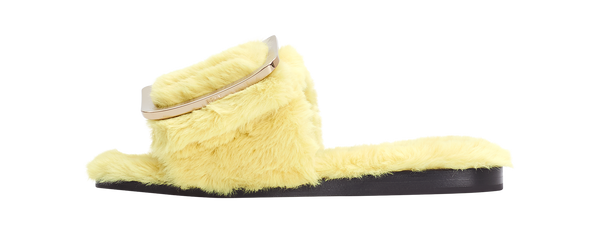 boyy Buckle Sandal Minky Canary