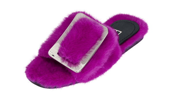 Boyy Buckle Sandal Minky Violet