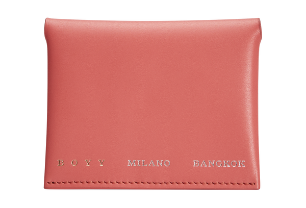 boyy Duplé Card Holder Coral