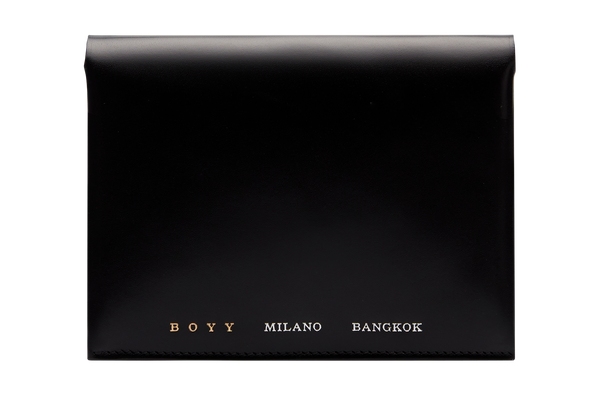 boyy Duplé Passport Case Black