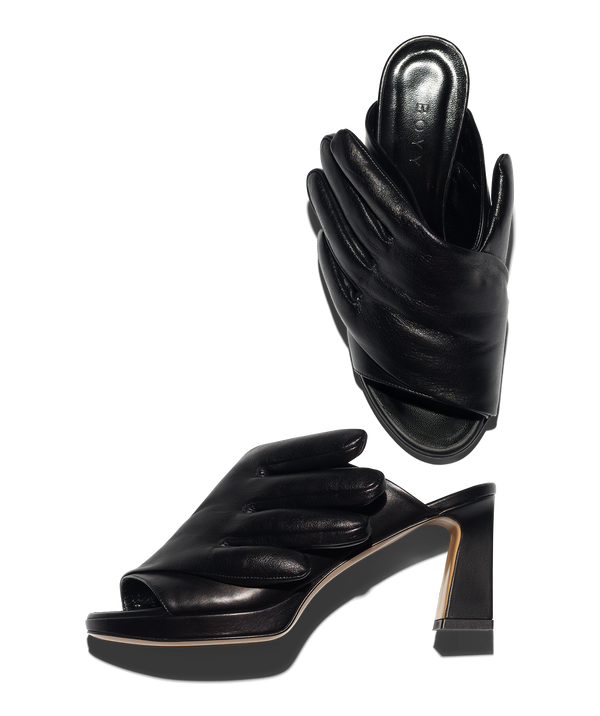 Boyy Glove Mule Black