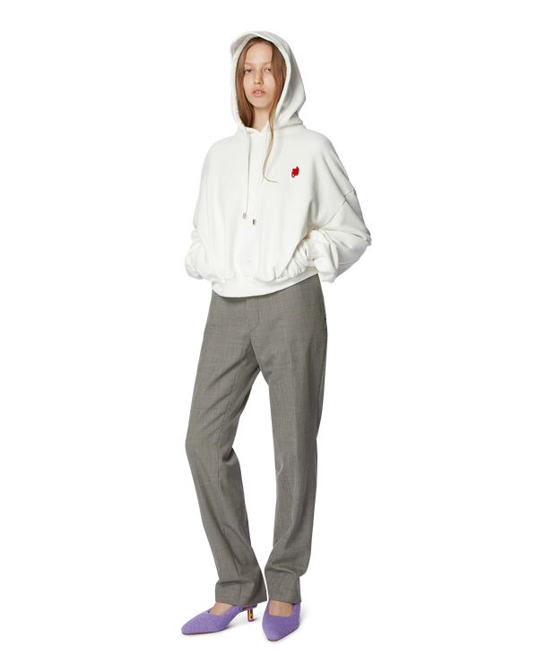 Boyy Hoodie With Visor Off-White