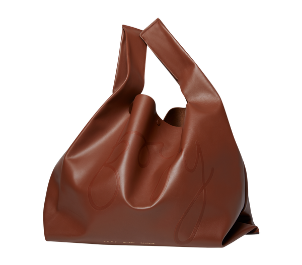 Boyy Poster Bag Jumbo Cuoio Brown