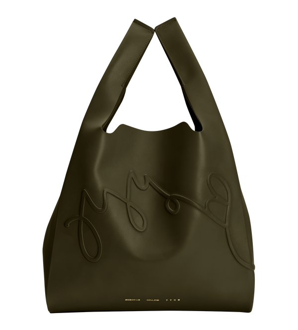 Boyy Poster Bag (L) Olive