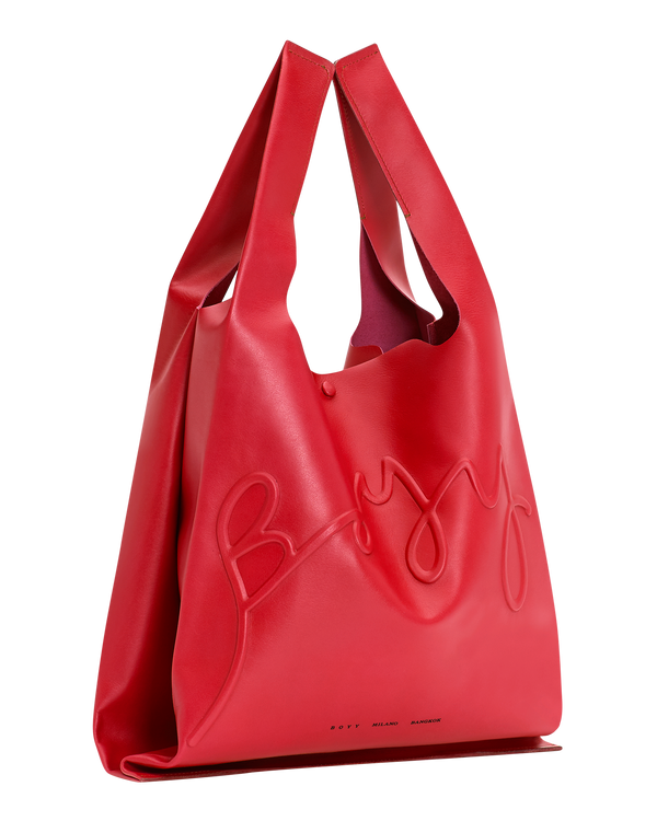 Boyy Poster Bag (L) Poppy Red