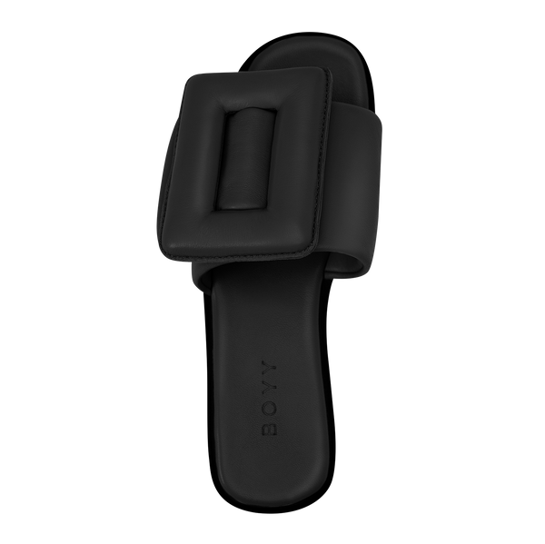 Boyy Puffy Sandal Black