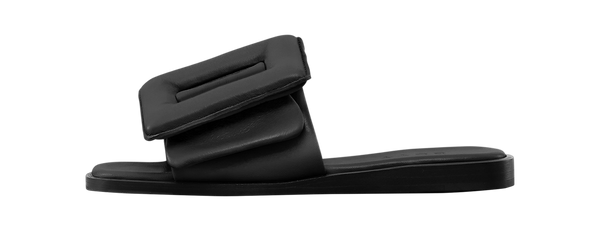 boyy Puffy Sandal Black