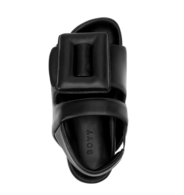 Boyy Puffy Sandal Slingback Black